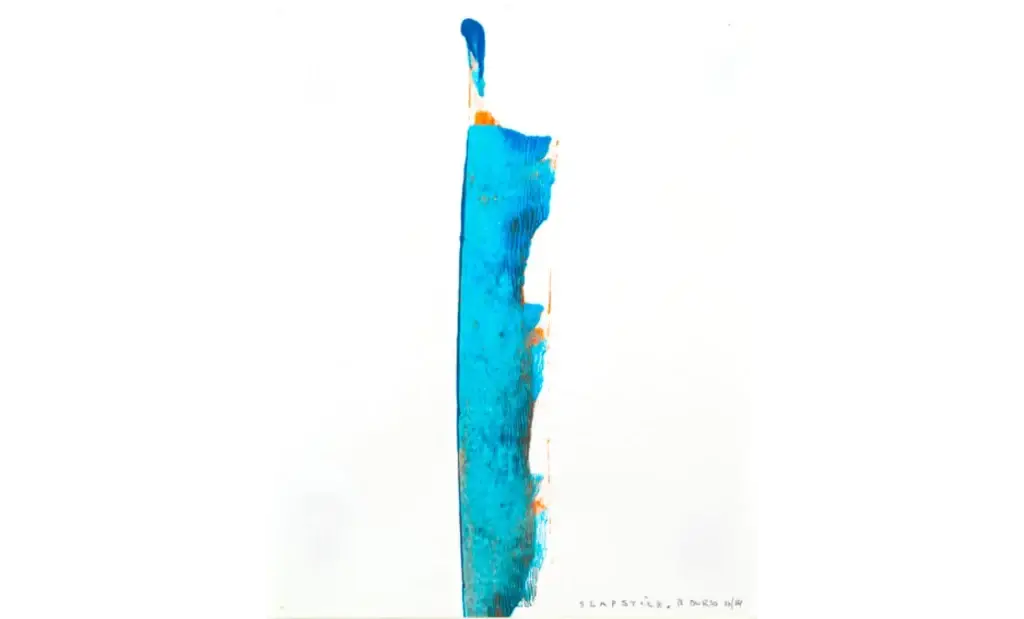 Slap Stick (1), 2014, Acrylic and Mixed Media on Paper, 11 x 14 inches SOLD