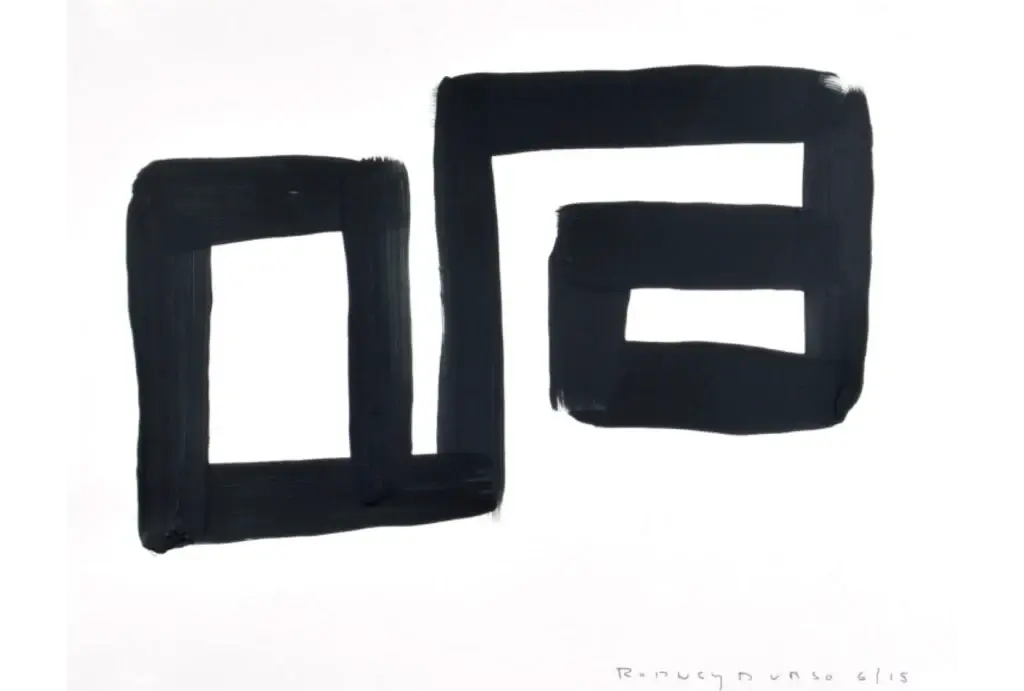 Signs and Symbols 26, 2015, Acrylic on Paper, 14 x 11 inches