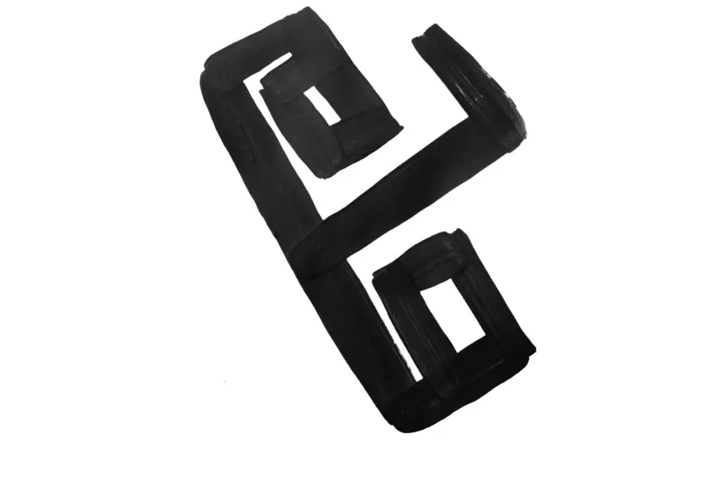 Signs and Symbols 9, 2015, Acrylic on Paper, 11 x 14 inches