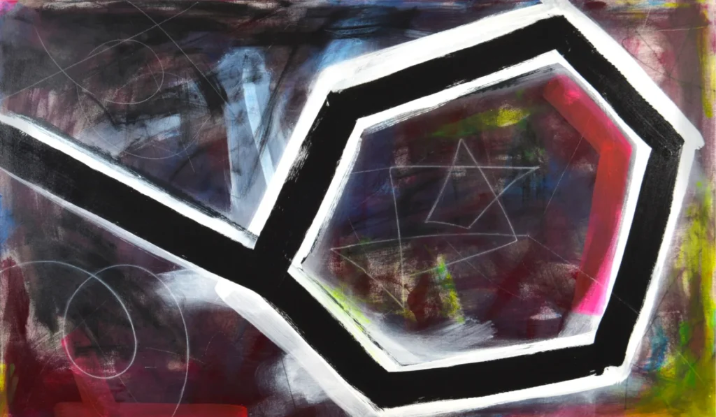 Little Dipper, 2015, Acrylic on Canvas, 36 x 60 inches