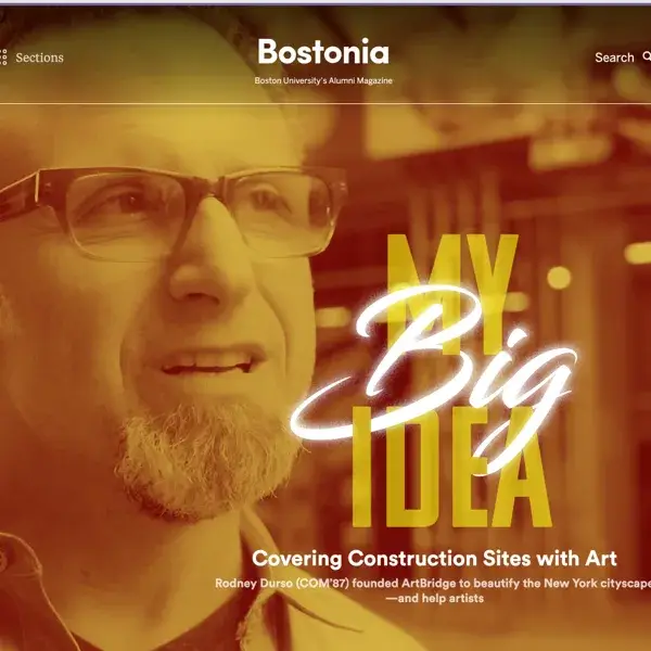 Bostonia magazine interview