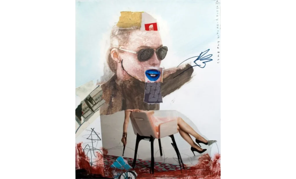 Come Fly With Me, 2015, Mixed Media on Paper, 11 x 14 inches