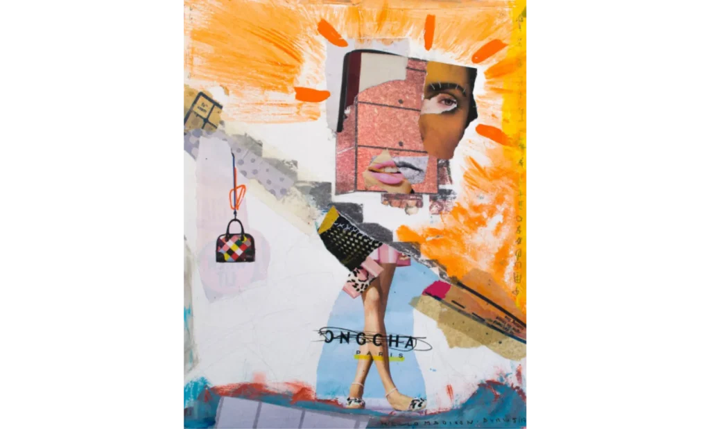 Hello Madison, 2015, Mixed Media on Paper, 11 x 14 inches
